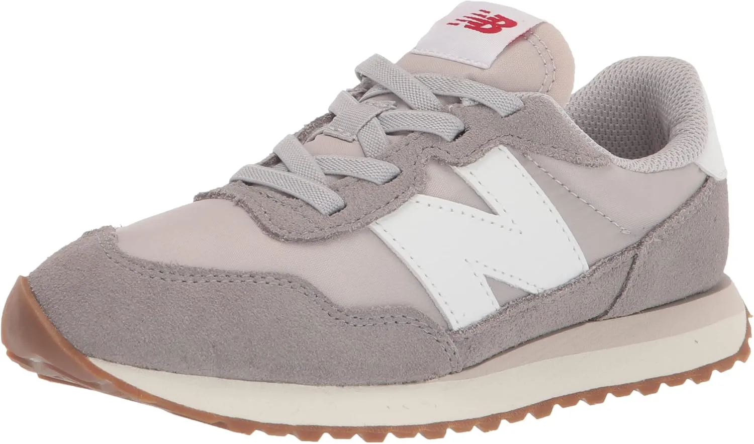 New Balance Kids 237 Bungee Sneaker, MARBLEHEAD/MOONBEAM, 11.5 M Little Kid (4-8 Years)