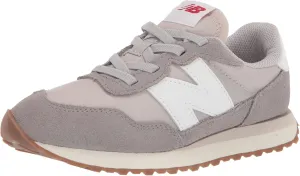 New Balance Kids 237 Bungee Sneaker, MARBLEHEAD/MOONBEAM, 11.5 M Little Kid (4-8 Years)