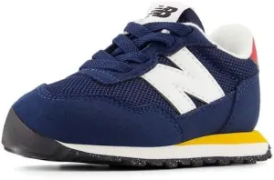 New Balance Kids 237 Bungee Sneaker, NB NAVY/VARSITY GOLD, 7.5 M Toddler (1-4 Years)