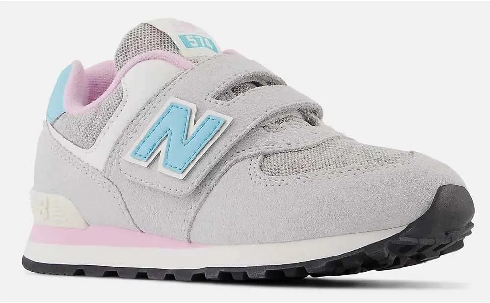 New Balance Unisex-Child 574 V1 Neo Sole Hook and Loop Sneaker