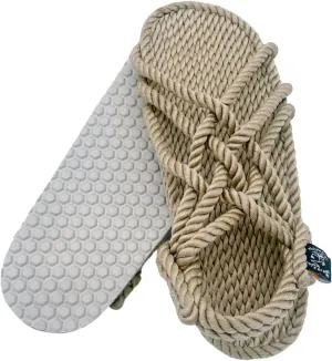 Nomadic State of Mind JC Sandal with Sole – Handmade Adjustable Rope Shoes – Vegan Friendly – for Men & Women