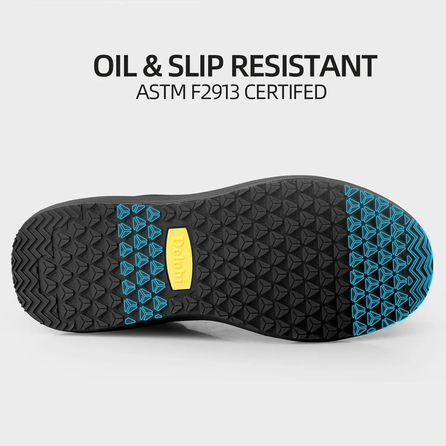 Non Slip Shoes for Men Food Service Slip Resistant Work Shoe Mens in Restaurant Kitchen Chef Slip On Walking Sneakers Breathable Lightweight