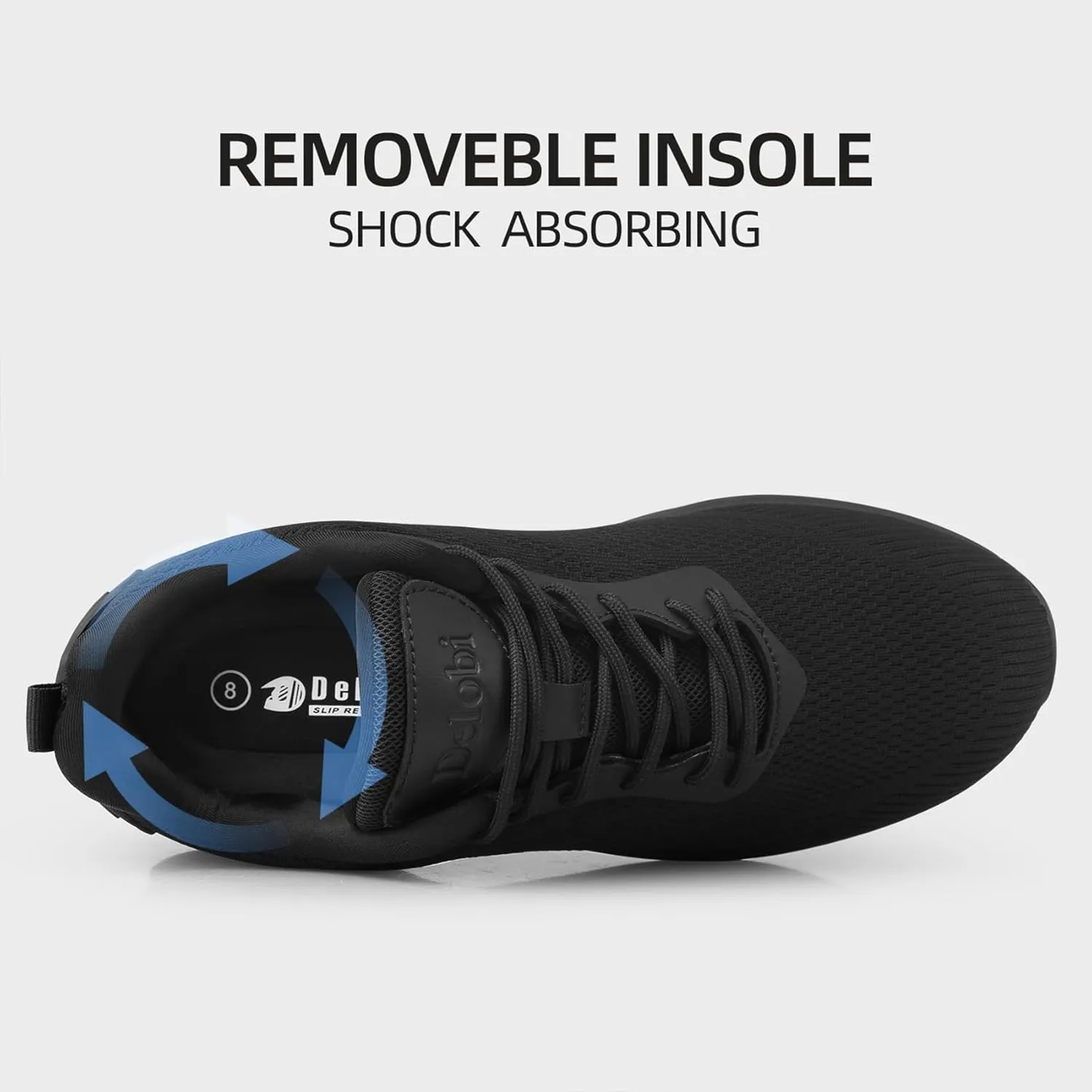 Non Slip Shoes for Men Food Service Slip Resistant Work Shoe Mens in Restaurant Kitchen Chef Slip On Walking Sneakers Breathable Lightweight