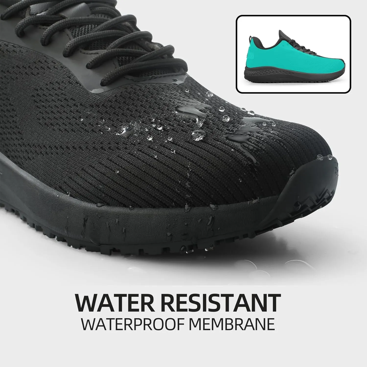 Non Slip Shoes for Men Food Service Slip Resistant Work Shoe Mens in Restaurant Kitchen Chef Slip On Walking Sneakers Breathable Lightweight