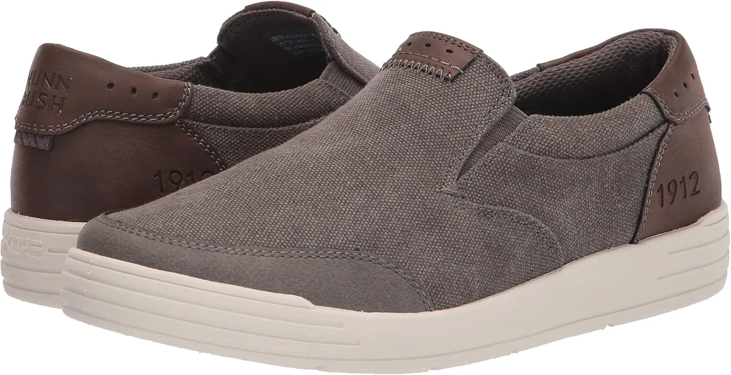 Nunn Bush Men's Kore City Walk Canvas Moc Toe Slip-on Sneaker