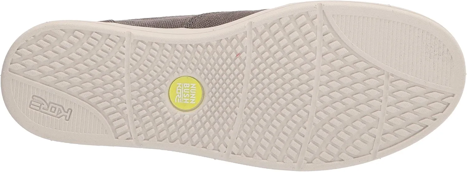Nunn Bush Men's Kore City Walk Canvas Moc Toe Slip-on Sneaker