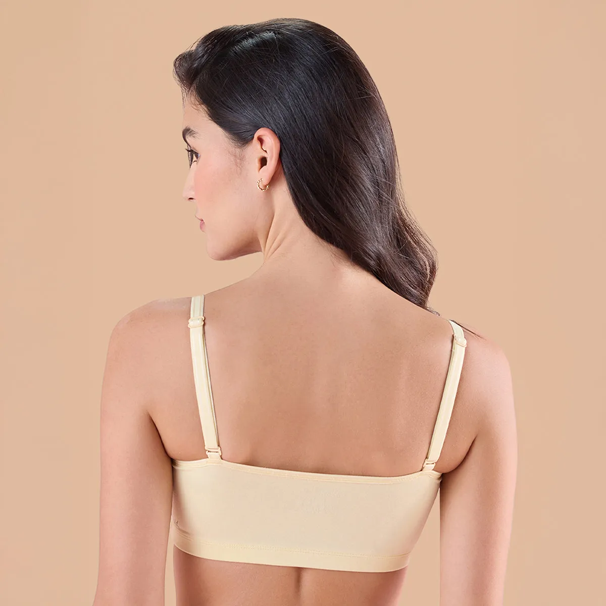 Nykd By Nykaa Easy Breezy Slip On Bra-NYB165-Cream