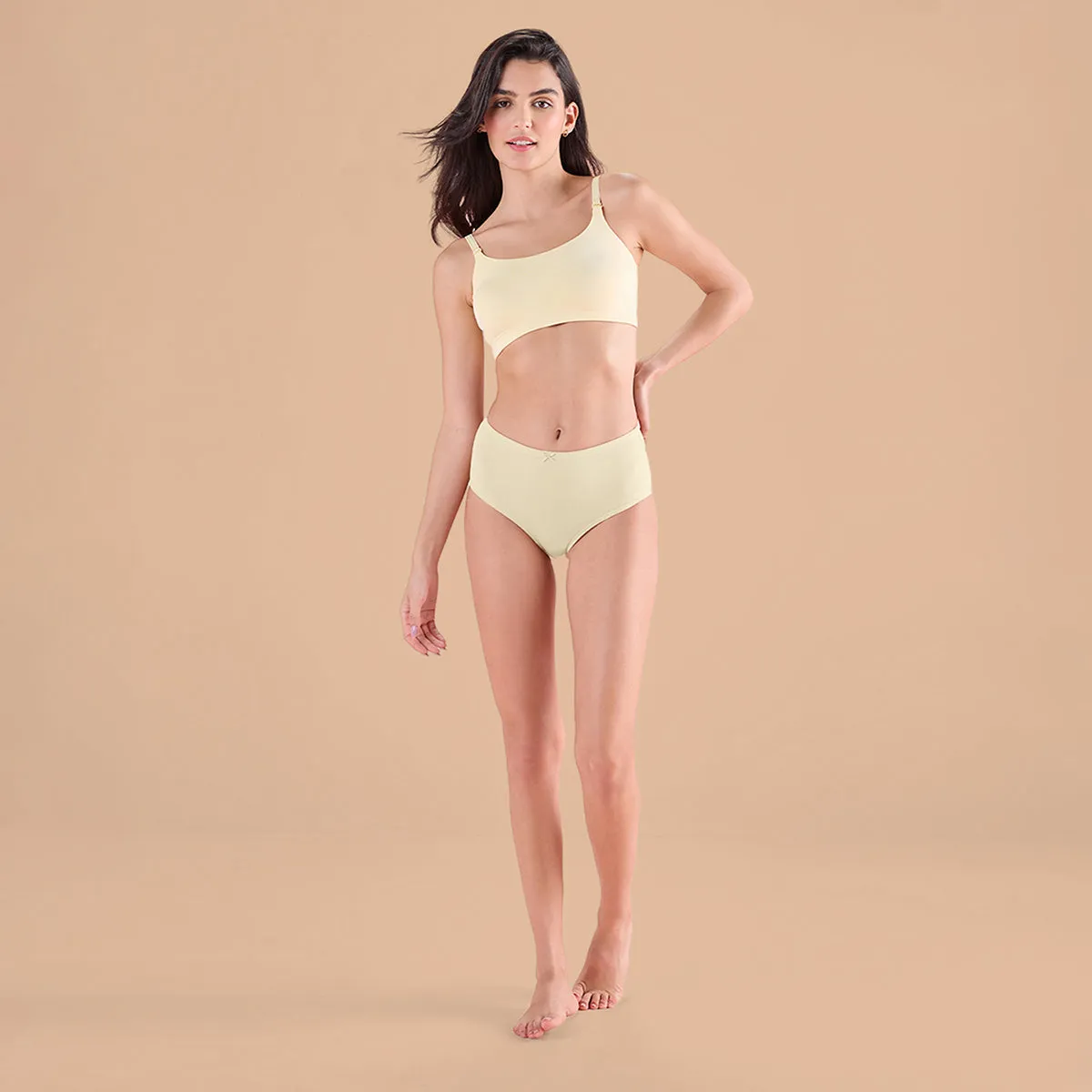Nykd By Nykaa Easy Breezy Slip On Bra-NYB165-Cream