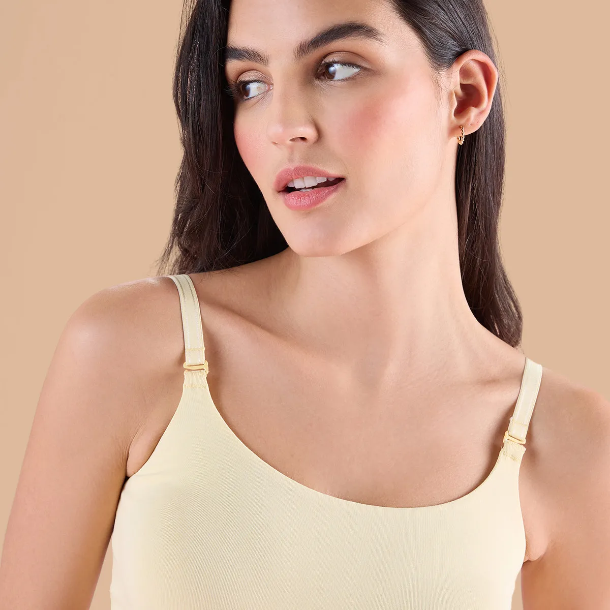 Nykd By Nykaa Easy Breezy Slip On Bra-NYB165-Cream