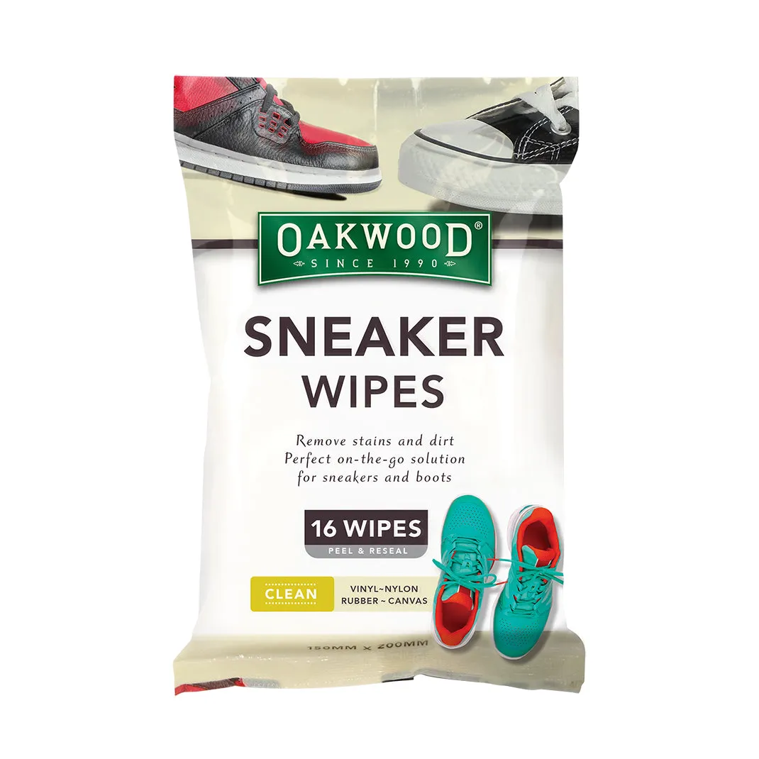 Oakwood Sneaker Wipes 16pk