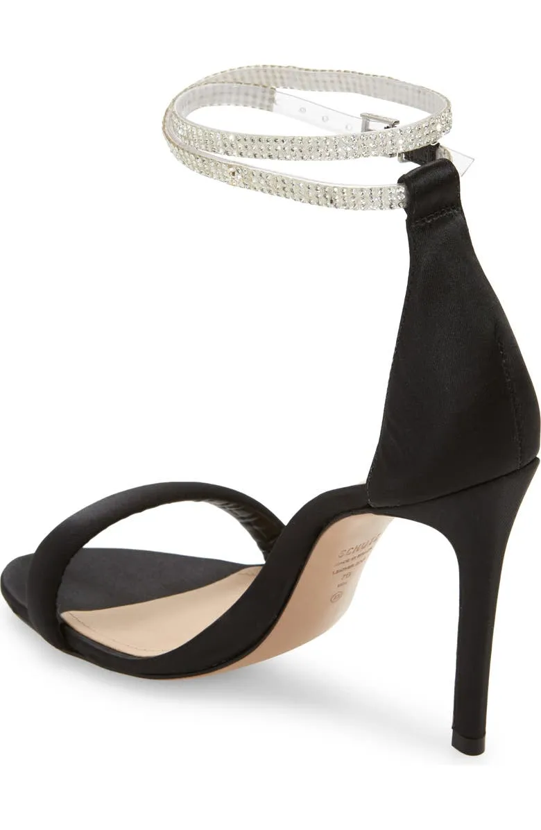 Obeeze Handmade Ankle Strap Black Leather Sandal For Womens