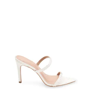 Obeeze Handmade White Leather Sandal For Womens