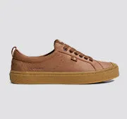 OCA Low Gum Sienna Brown Premium Leather Sneaker