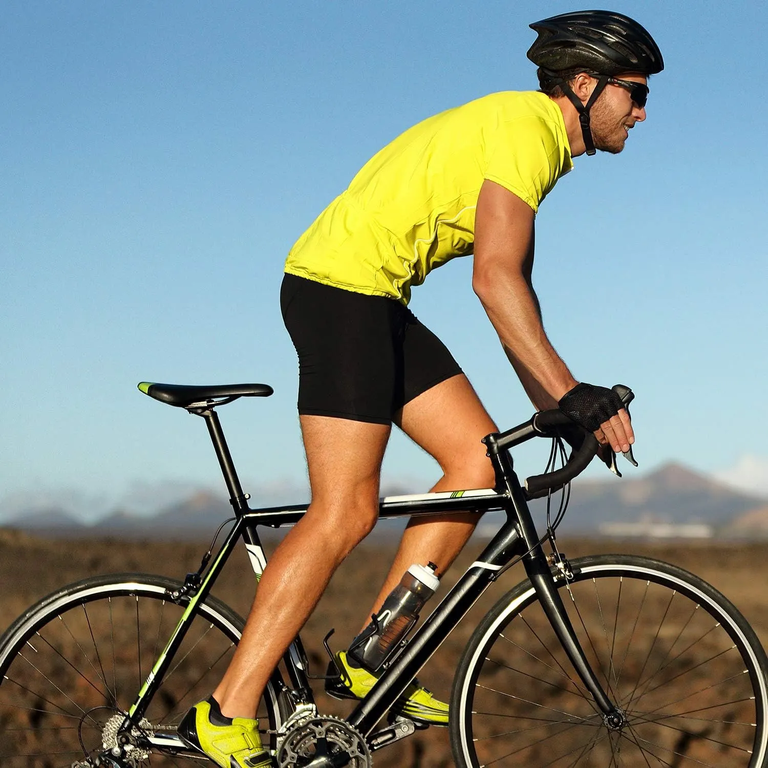 Ohuhu Padded Bike Shorts for Men 3D Padding Mens Cycling Biking Underwear
