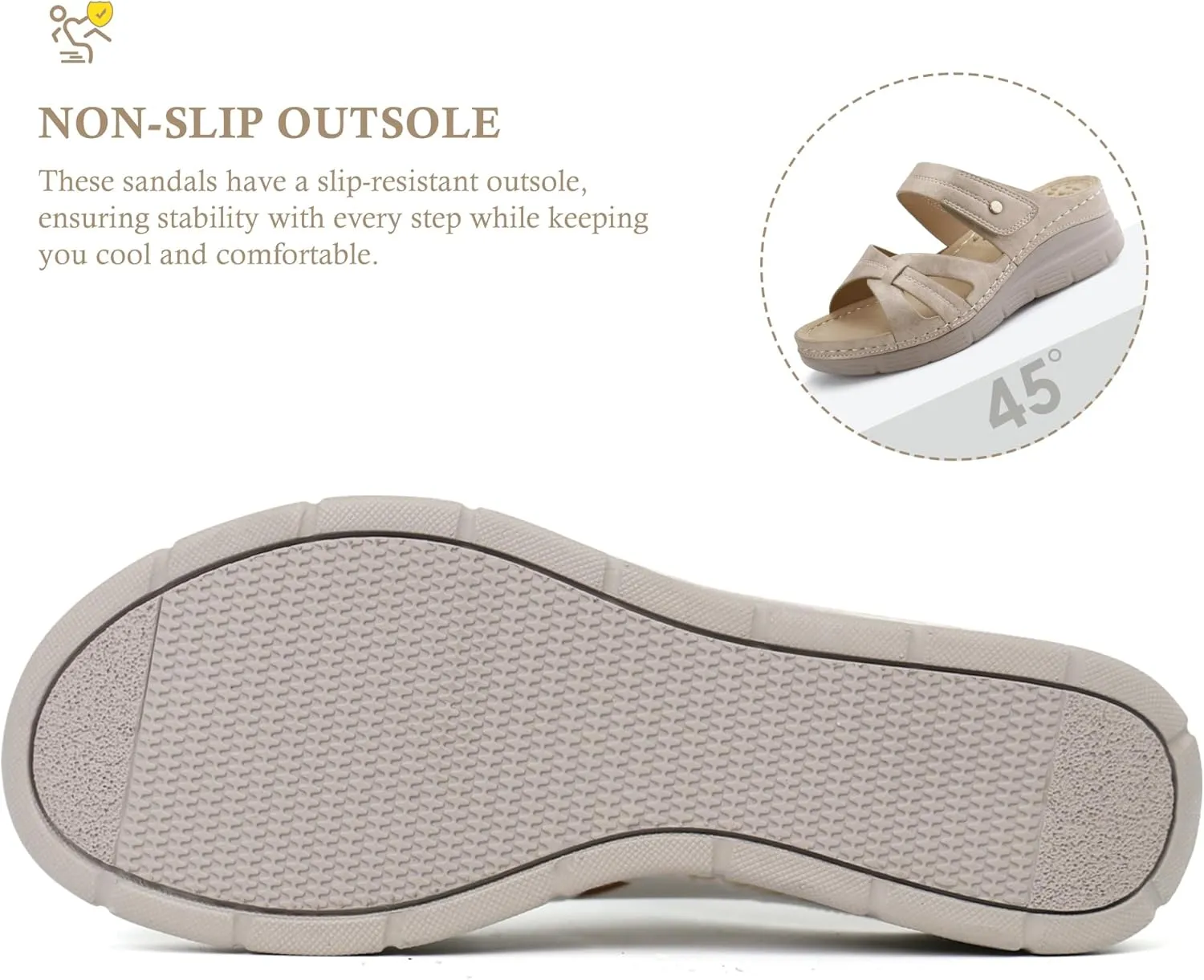Ortho rest Women Orthotic Slides Comfortable Orthopedic Sandals Walking Sandals with Arch Support