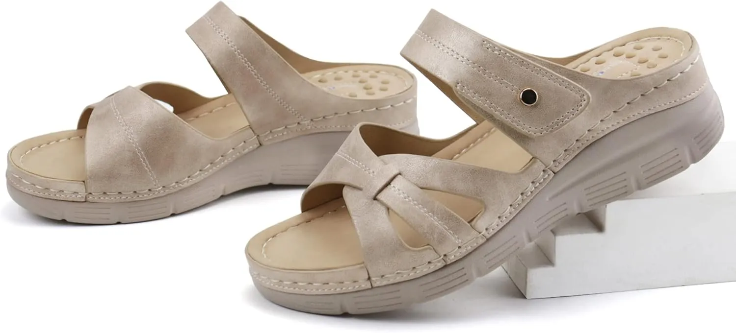 Ortho rest Women Orthotic Slides Comfortable Orthopedic Sandals Walking Sandals with Arch Support