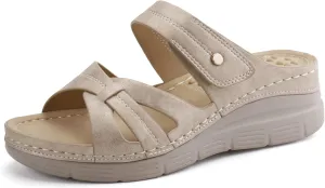 Ortho rest Women Orthotic Slides Comfortable Orthopedic Sandals Walking Sandals with Arch Support