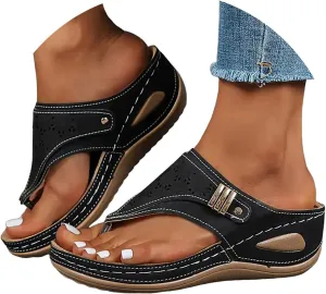 Orthopedic Sandals for Women Dressy Comfortable Arch Support Platform Wedge Sandals Summer Vacation Beach Shoes