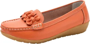 Orthopedic Slip-On Loafers for Women Comfort Dressy Flat Loafers Soft Walking Driving Shoes Business Casual Shoes