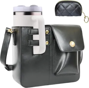 Outdoor Portable Crossbody Water Cup Storage Bag - Crossbody with Water Bottle Holder, Versatile Crossbody Bag