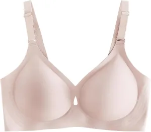 Padded Bras for Women - Wireless Bras with Support and Lift Padded Bralette Water Drop Bra