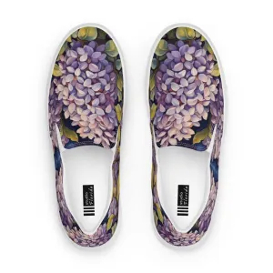 Painted Lilac Women’s Slip-on Canvas Shoes