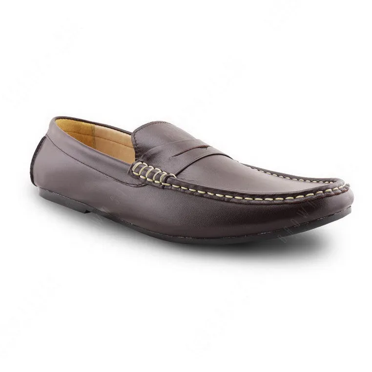 Penny Leather Loafer Soft Dark Brown