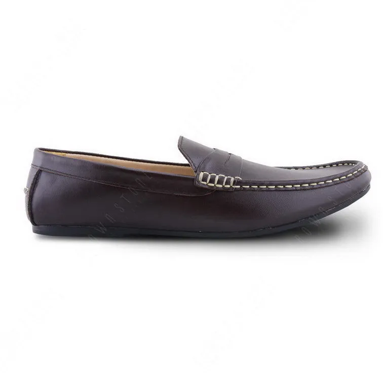Penny Leather Loafer Soft Dark Brown