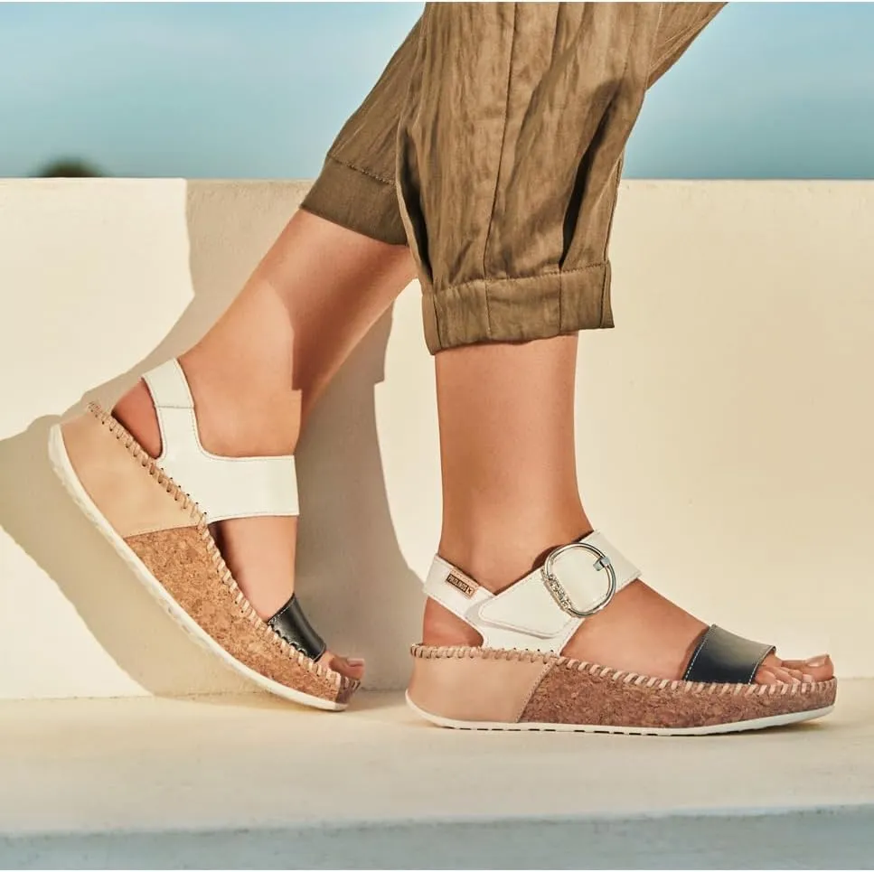 PIKOLINOS Wedge Sandals Leather Marina for Woman
