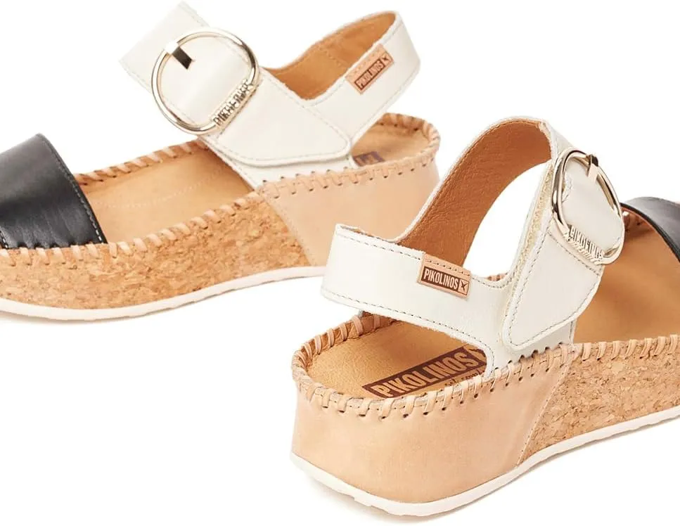 PIKOLINOS Wedge Sandals Leather Marina for Woman