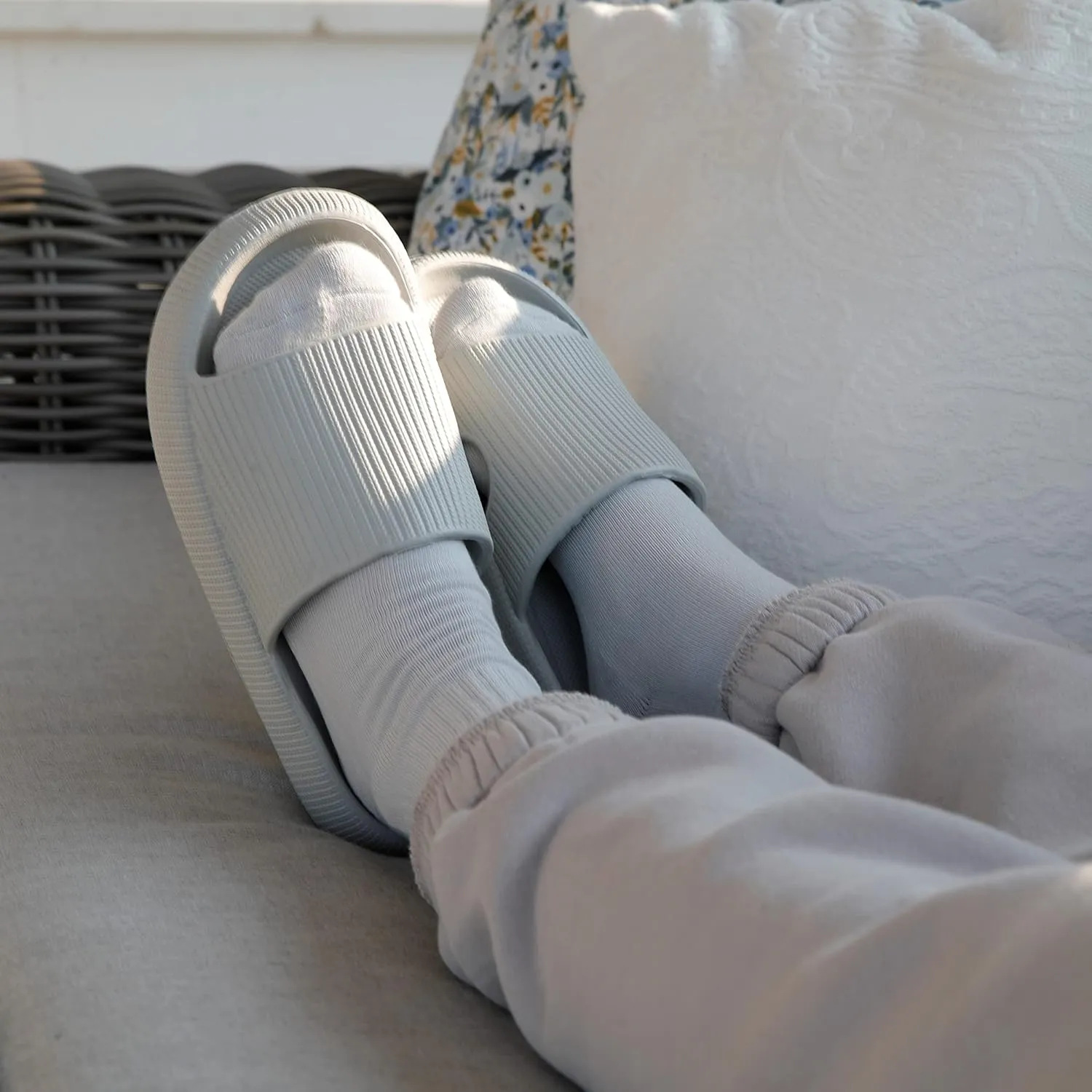 Pillow Slides for Women and Men | The Official Ergonomic Slippers | Plantar Fasciitis | Foot Pain Relief | Comfy and Versatile | Lightweight