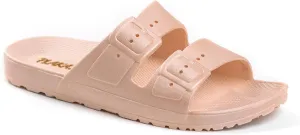 Plaka Genesis Slide Sandals for Women with 2 Fixed Buckle Straps | Comfortable & Stylish Slip On Women Sandals for Any Occasion