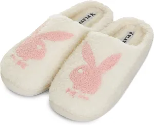 Playboy Womens Slippers Gifts for Women Extra Cozy Fuzzy House Slippers Slip On
