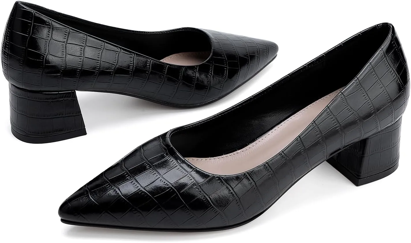 Pointed Toe High Heels,Comfortable Slip On Heels,Office Wedding Dress Evening Party Pumps Shoes