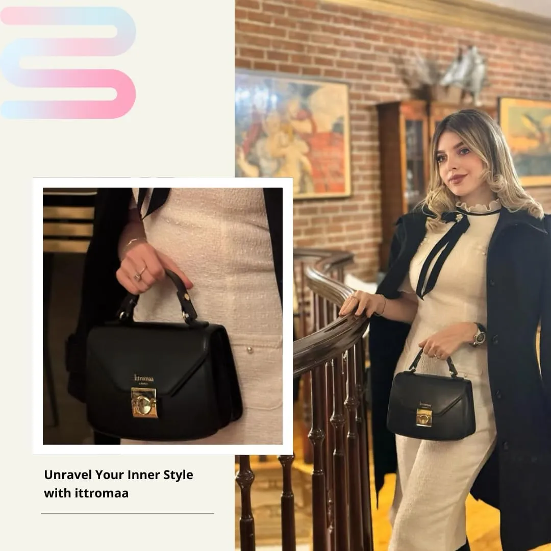 ‘Posh Lady’ Women’s Luxury Handbag – Versatile Vegan, Stylish Chain Strap Sling Shoulder Bag For Girls And Women