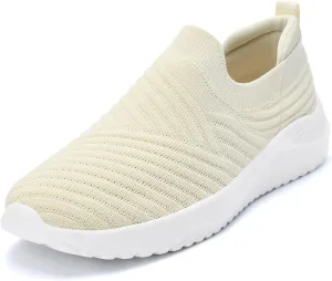 PPQ Womens Slip On Walking Shoes-Lightweight Comfort Breathable Travel Slip in Sneakers
