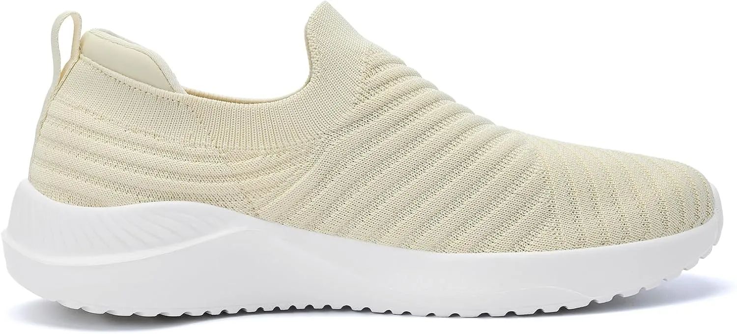 PPQ Womens Slip On Walking Shoes-Lightweight Comfort Breathable Travel Slip in Sneakers