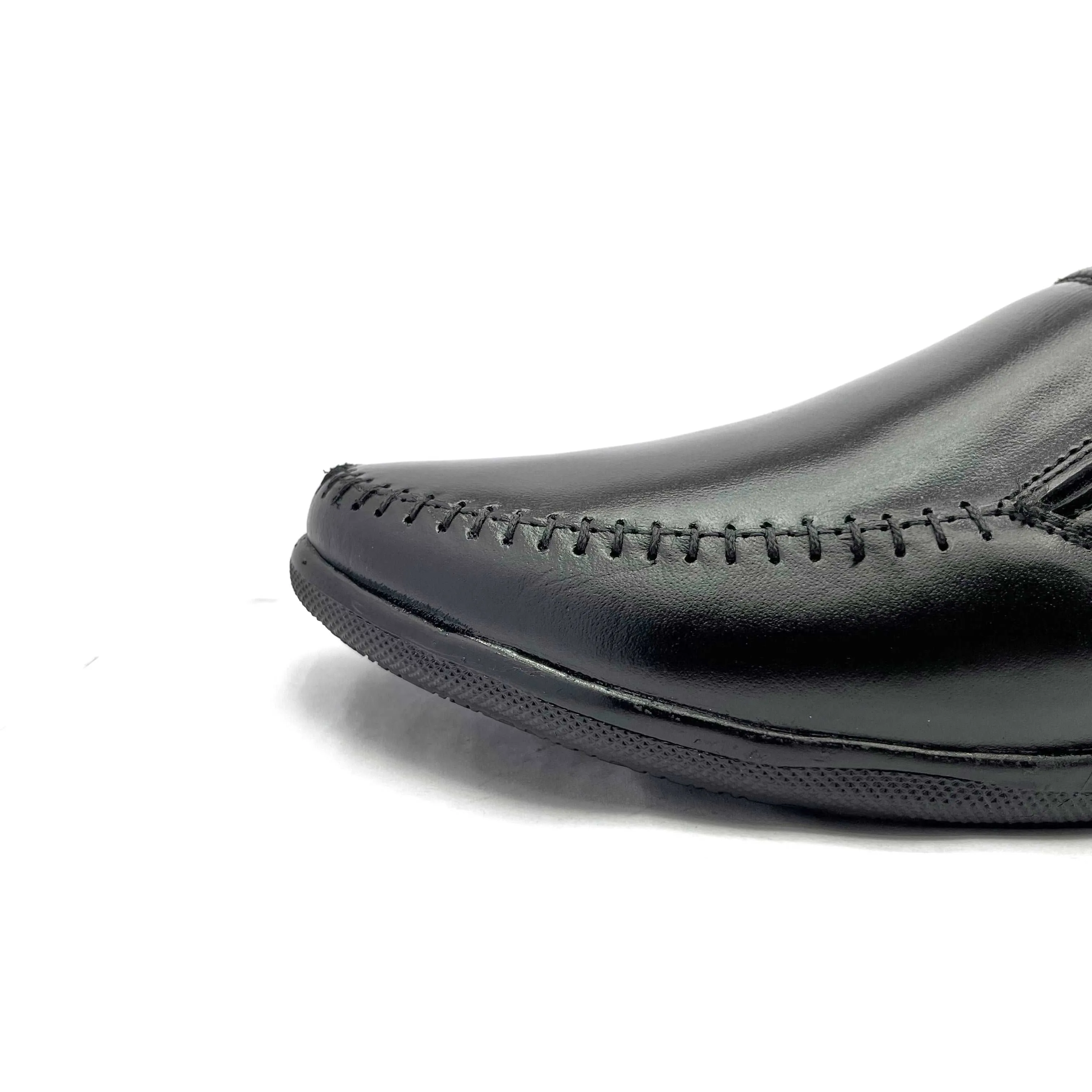 Premium Men's Leather Mules: Stylish Comfort for Every Occasion (Black)