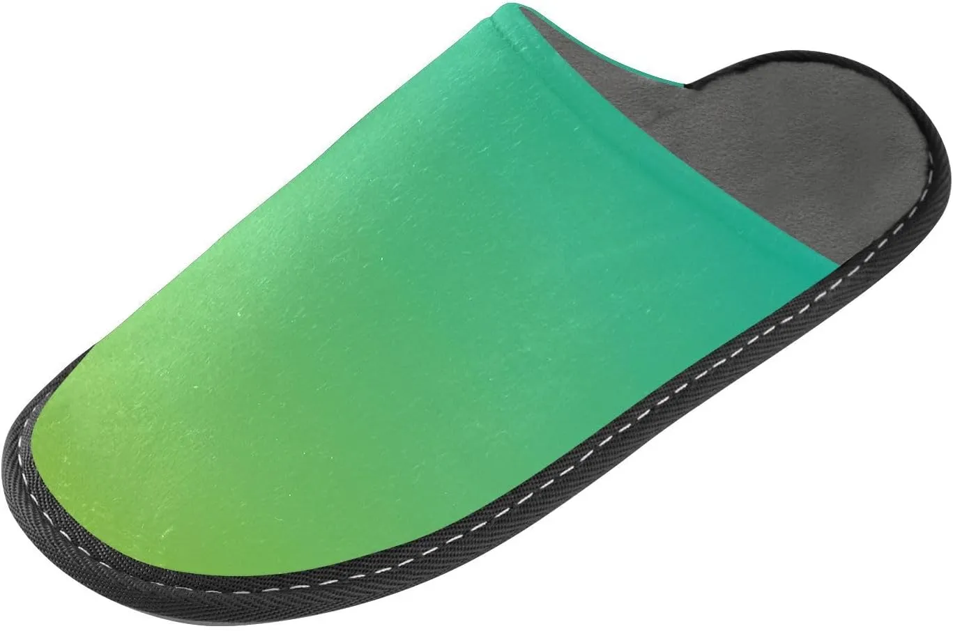 Purple Yellow Gradient House Slippers for Women Men Non-Slip Slip On Slippers