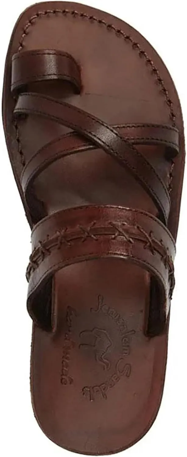 Rachel - Leather Criss Cross Sandal - Womens Sandals