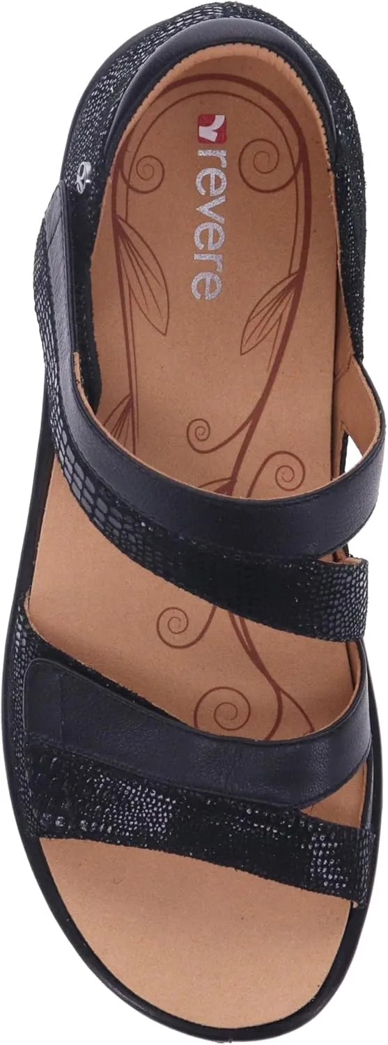 Revere Mauritius Women's Closed Heel Sandal - Elegant Orthotic-Friendly Design with Adjustable Straps and Arch Support