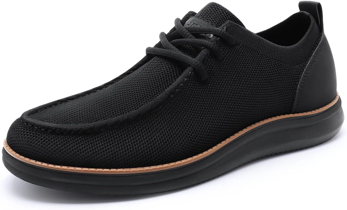 Rihero Mens Casual Shoes Wide Loafers Comfortable Walking Slip On Lightweight Breathable Lace Up Shoes