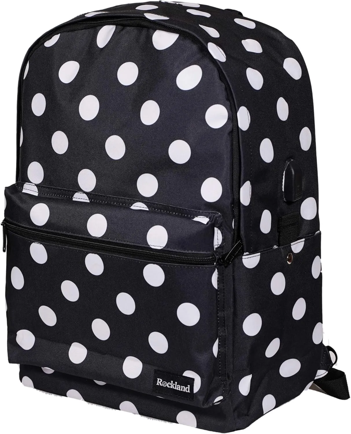 Rockland Classic Laptop Backpack, Blackdot, Large