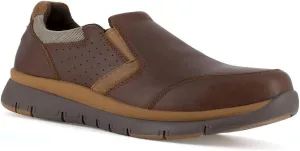 Rockport Work Men's Primetime Work Safety Toe Casual Slip-On, Brown, 9