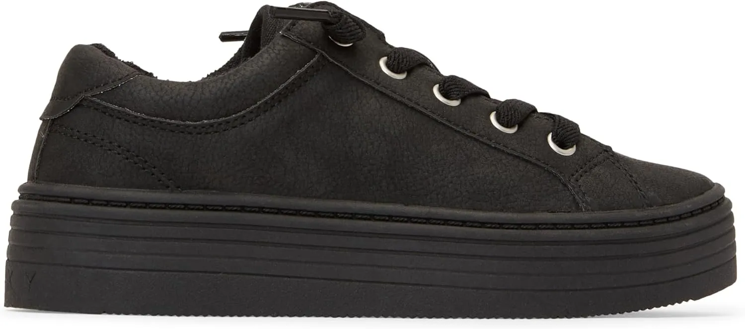 Roxy Girl's Sheilahh Slip on Platform Sneaker Shoe