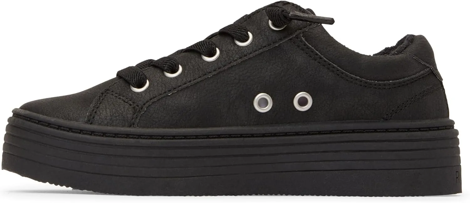 Roxy Girl's Sheilahh Slip on Platform Sneaker Shoe