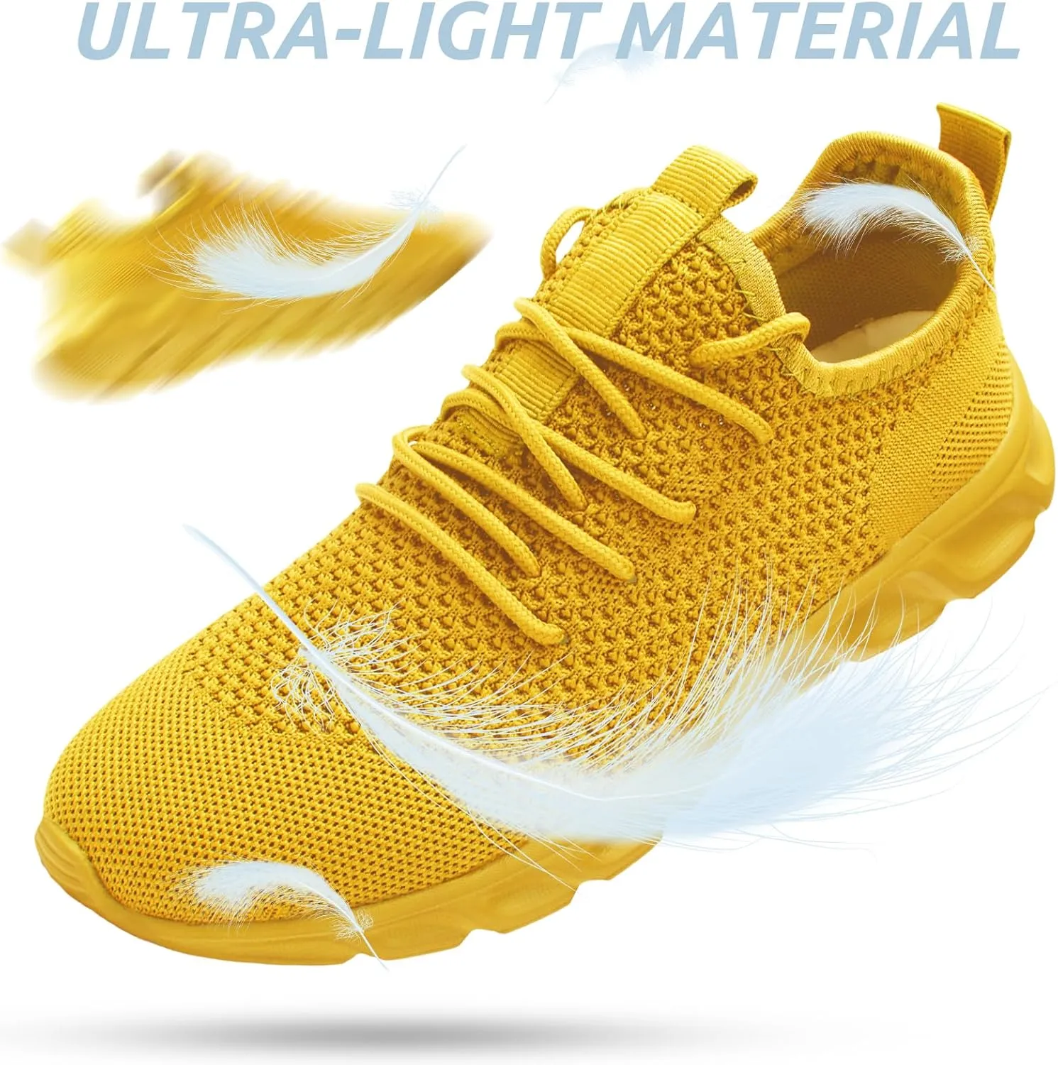 Running Womens Shoes Fashion Walking Sports Gym Tennis Breathable Slip on Ladies Non Slip Lightweight Jogging Sneakers