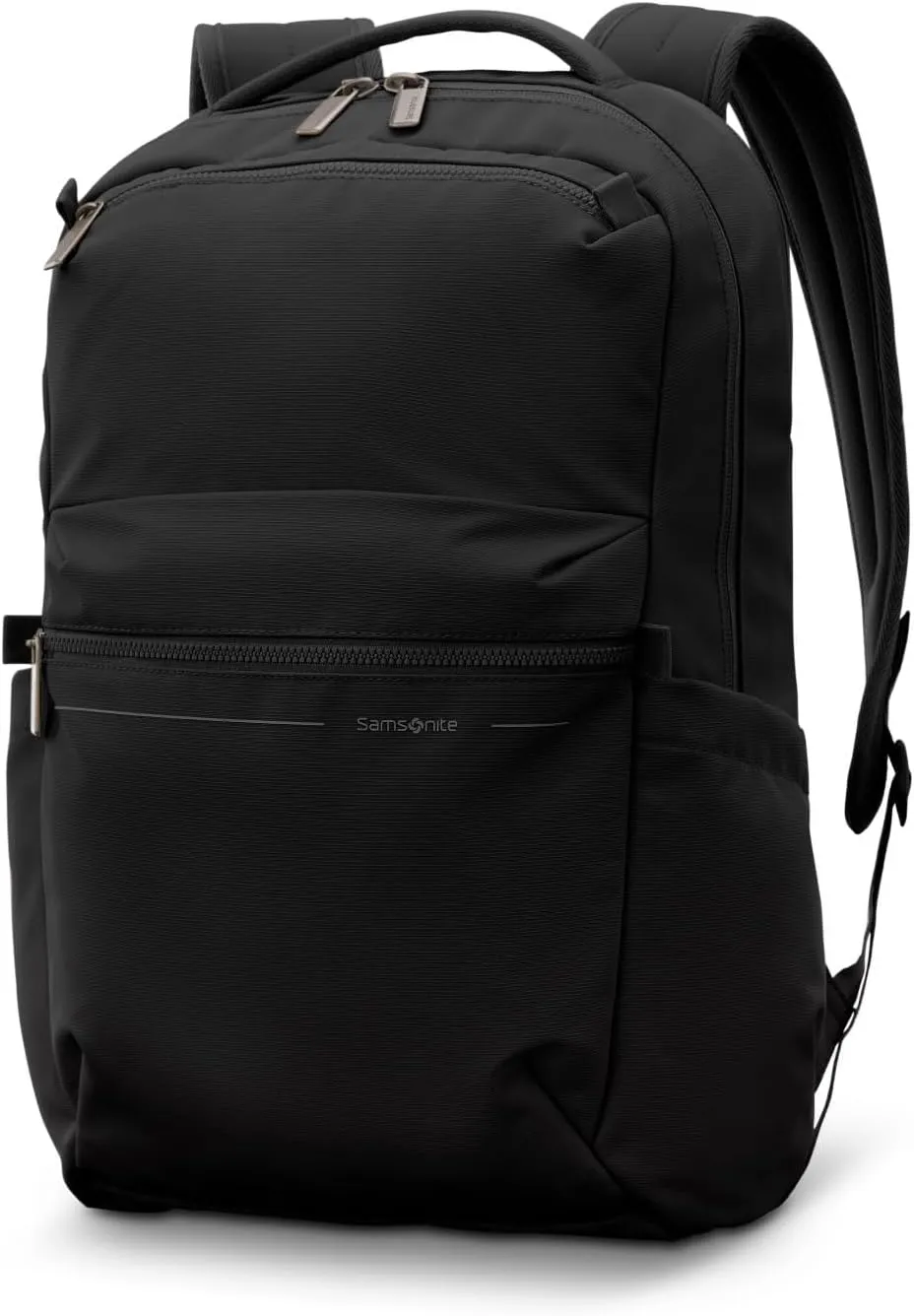 Samsonite Better Than Basic Backpack - Effortless Organization With Dedicated Laptop Compartment, Quick Stash Front Pockets, StackIt™ Strap, and Lightweight Breathable Airmesh - Black
