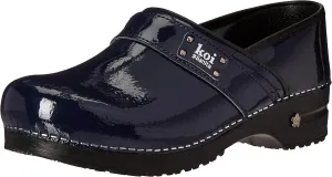 Sanita Lindsey Patent Leather Clogs for Women - Arch Support, Durable, APMA-Approved Slip-On Shoes