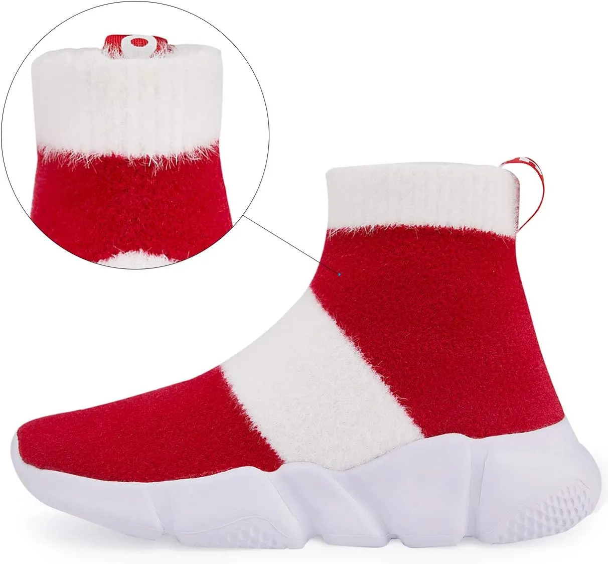 Santiro Boys Girls Sock Shoes High Tops Breathable Knit Slip On Shoes
